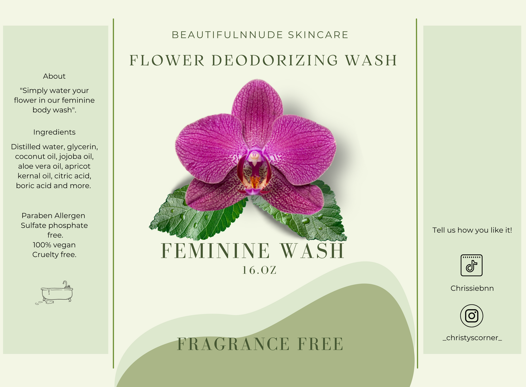Flower Deodorizing Wash